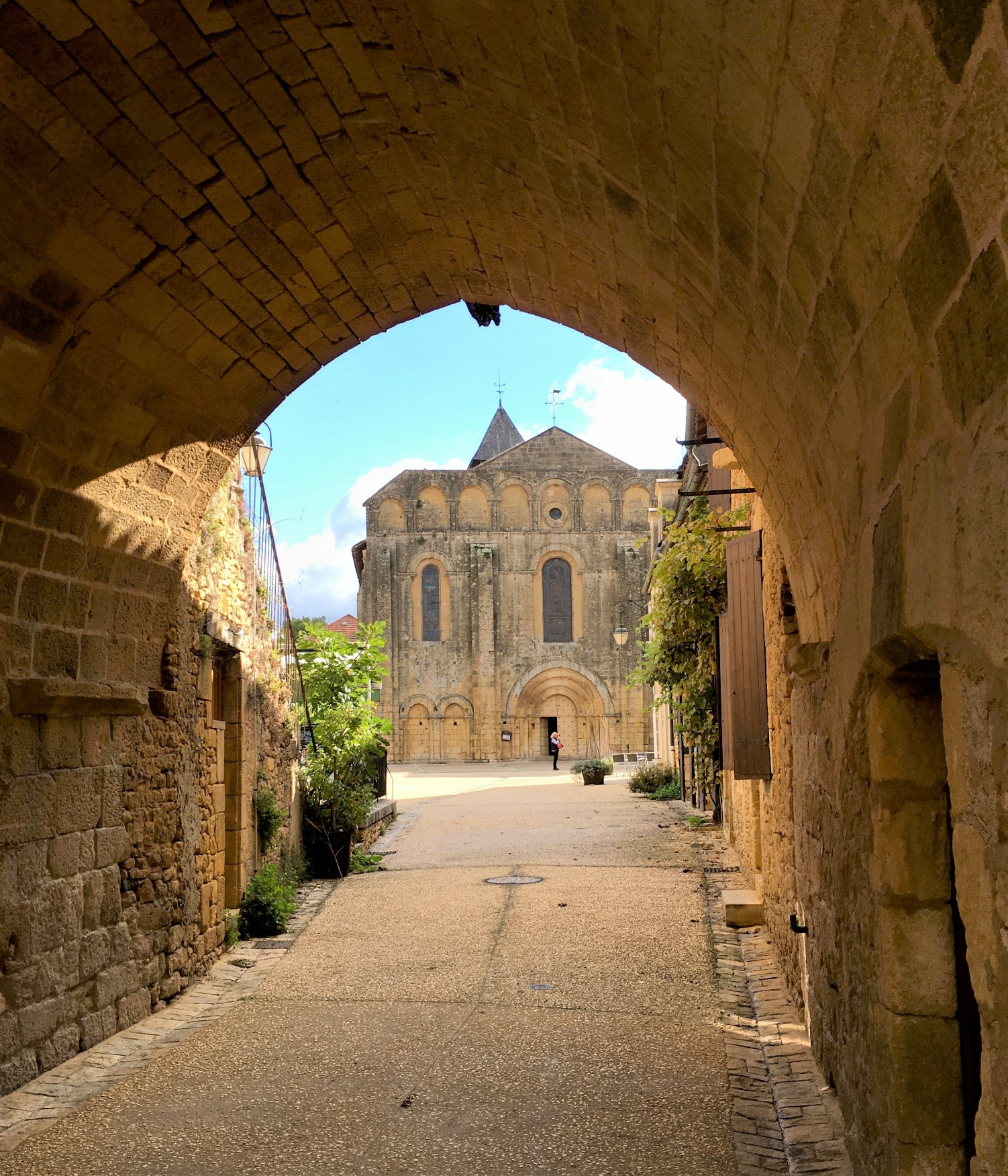 Lovely Cadouin with its UNESCO listed 12thC Abbey